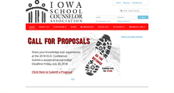Desktop Screenshot of iowaschoolcounselors.org